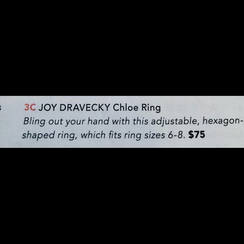 JOY DRAVECKY Chloe Ring - Picture 5 of 7